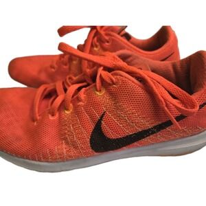 Women's Nike Flex Fury Neon Orange Lightweight Running Shoe Size 7 Athletic wear